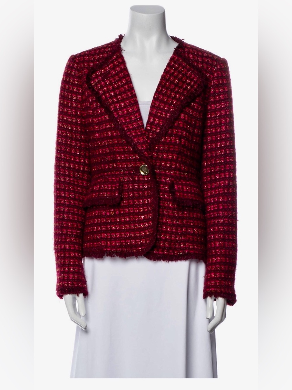 Tory Burch Tweed Evening Jacket